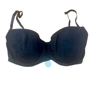 La Senza Airlift Black Lace Bra